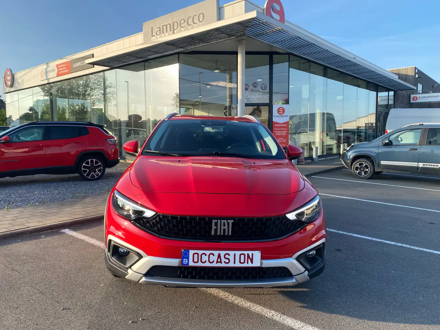 Fiat Tipo Tipo 1.5 Hybrid Cross Red DCT GARANTIE CARPLAY Rouge - 2