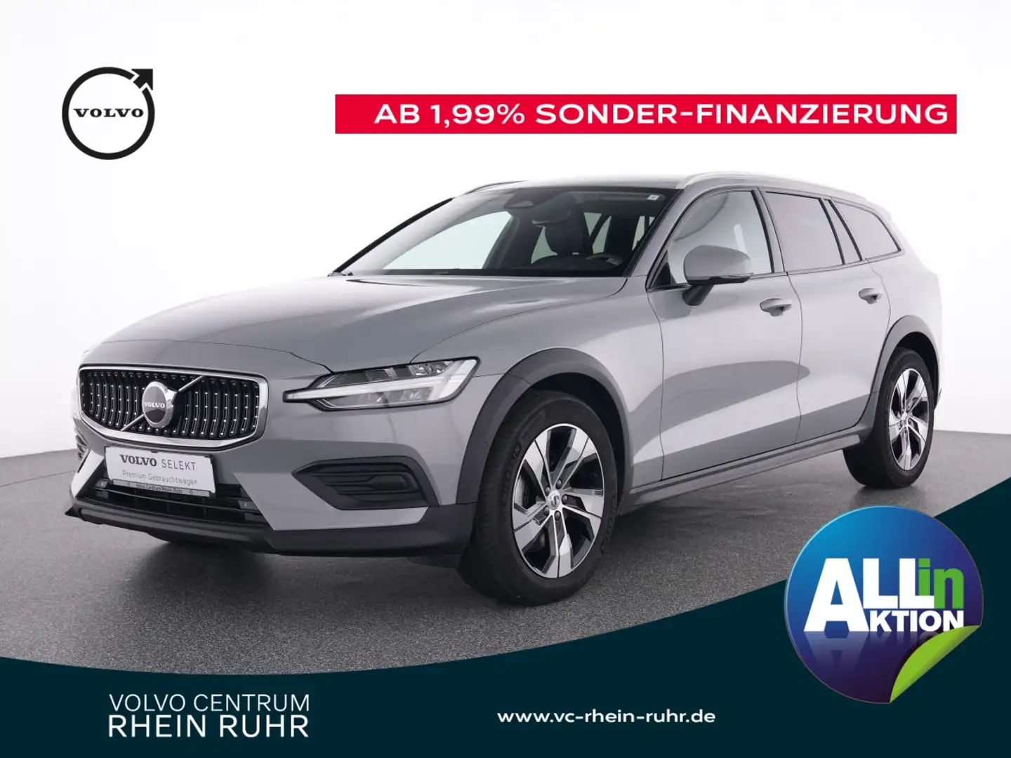 Volvo V60 Cross Country B4 Plus AWD +AHK+WP+FAP+VOC Grau - 1