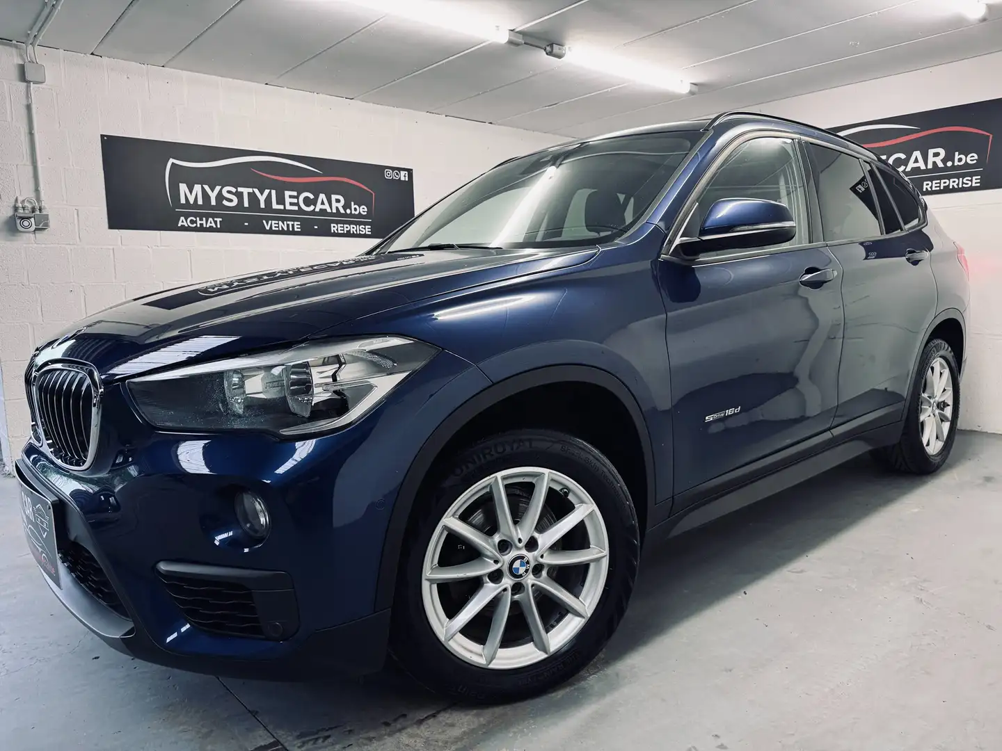 BMW X1 X1 1.5 d sDrive, Cuir, Toit pano, garantie 1an Blauw - 1
