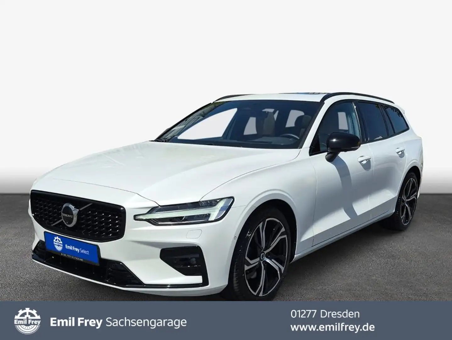 Volvo V60 B4 B DKG Ultra Dark Pano * Business Weiß - 1