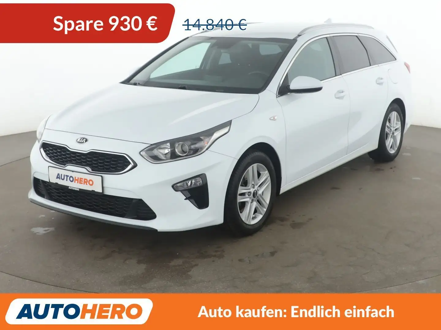 Kia Ceed / cee'd 1.4 TGDI Vision*NAVI*TEMPO*PDC*SHZ*AHK* Weiß - 1