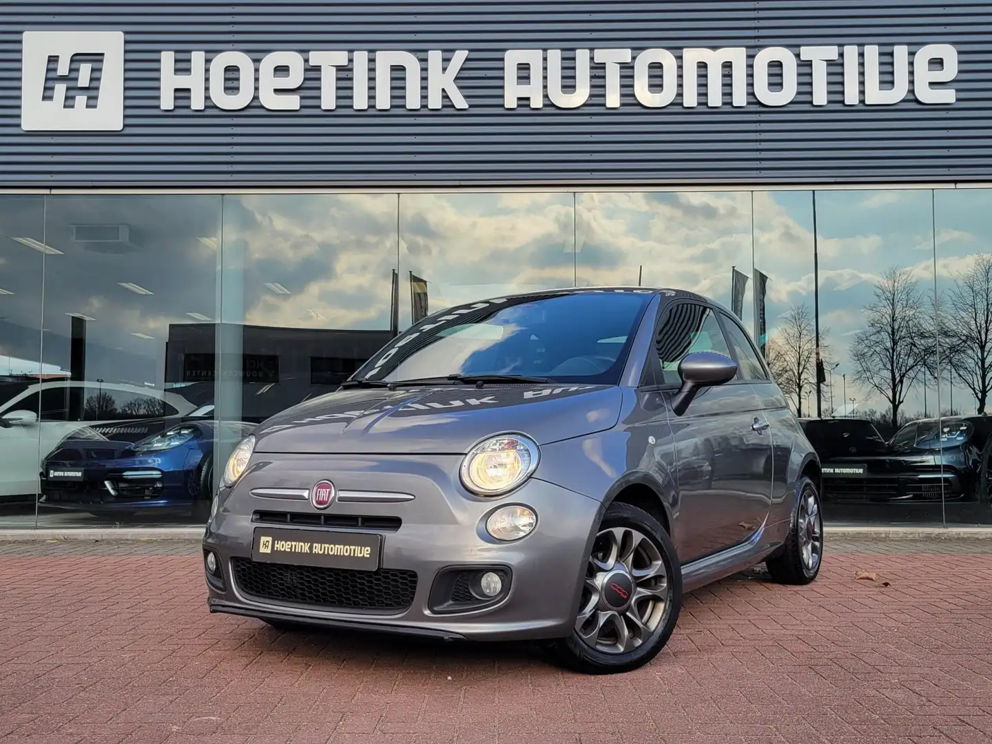 Fiat 500 S 1.2 Lounge | Airco | Grijs - 1