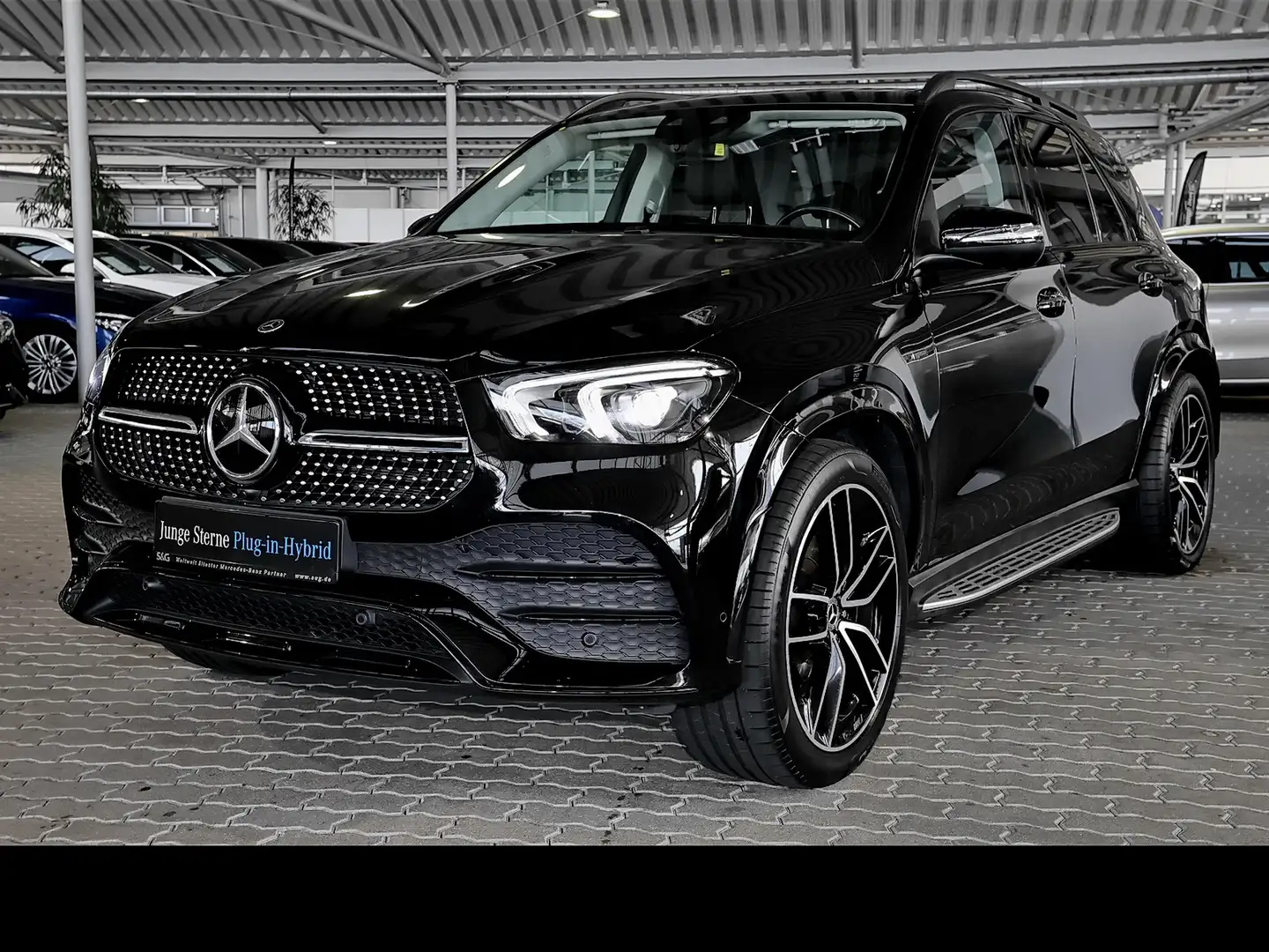 Mercedes-Benz GLE 350 de 4M AMG Night+360°+MBUX+Pano+LED+22 Noir - 1