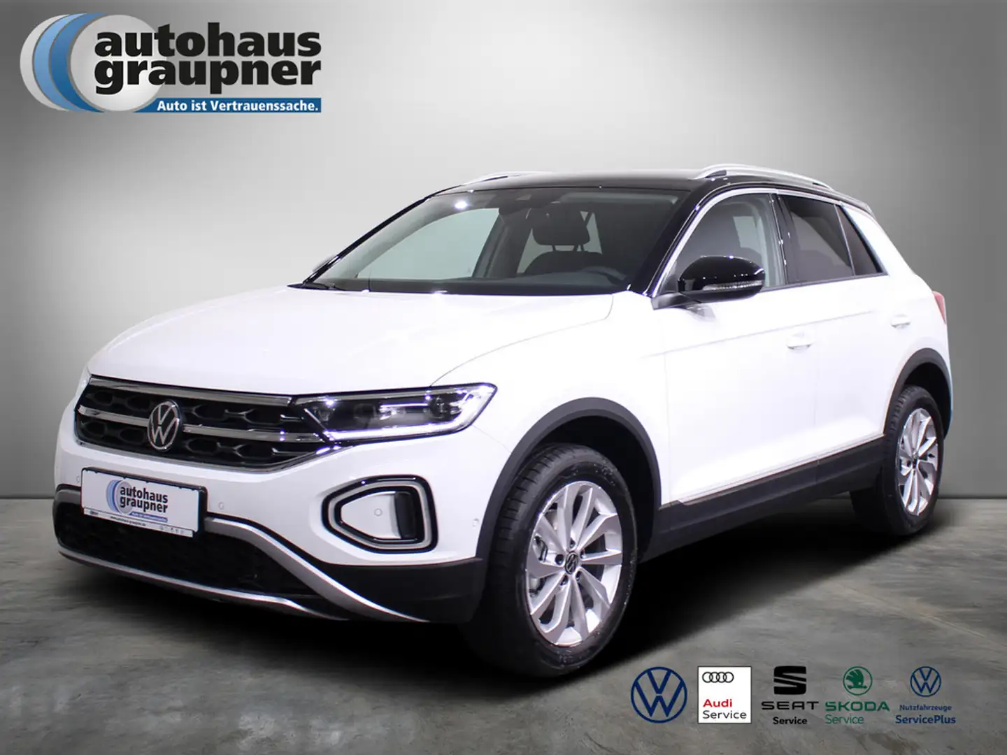 Volkswagen T-Roc 1.5 TSI DSG Style PDC SHZ KAMERA LED Weiß - 1