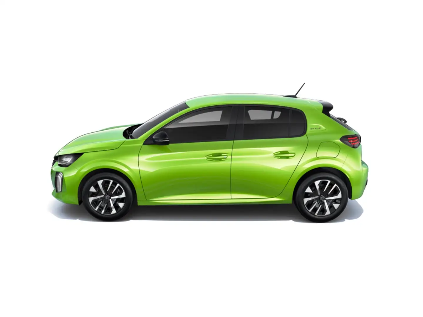 Peugeot 208 Style | Dashboard en deurpanelen in kunststof met Groen - 2