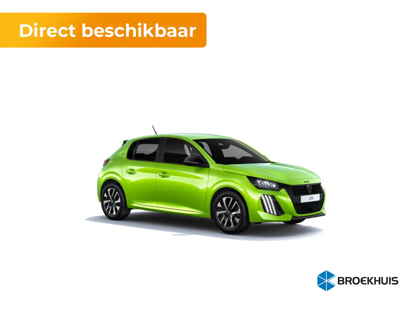 Peugeot 208 Style | Dashboard en deurpanelen in kunststof met Groen - 1