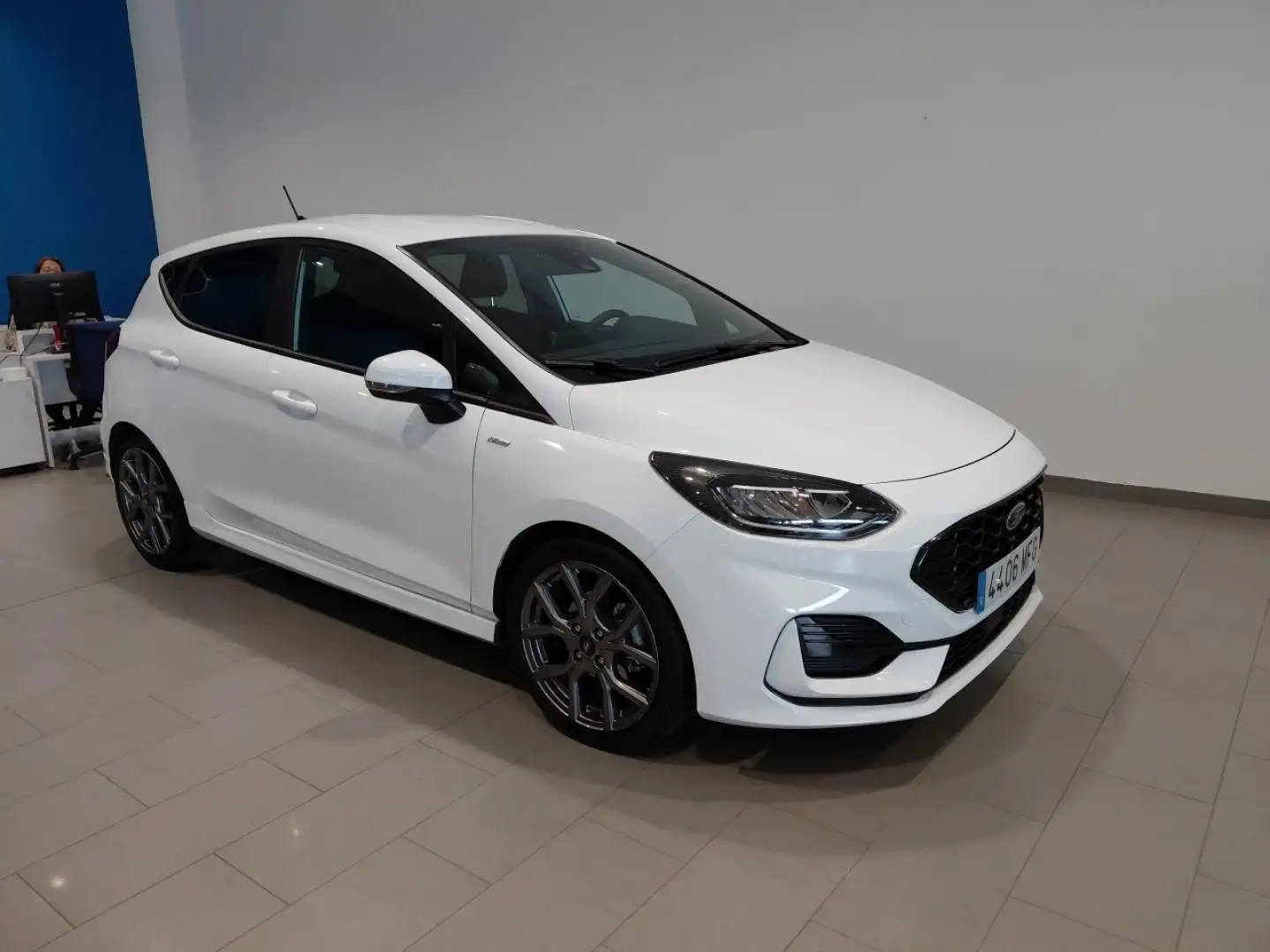 Ford Fiesta 1.0 EcoBoost MHEV ST Line 125 Blanc - 2