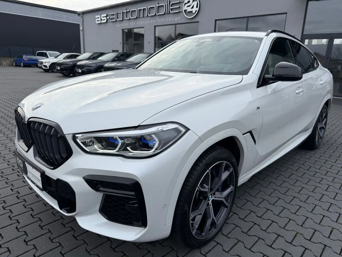 BMW X6 *40xd*MSPORT/INDIVIDUAL*360°ACC*HUD*LASER*AHK* Blanc - 1