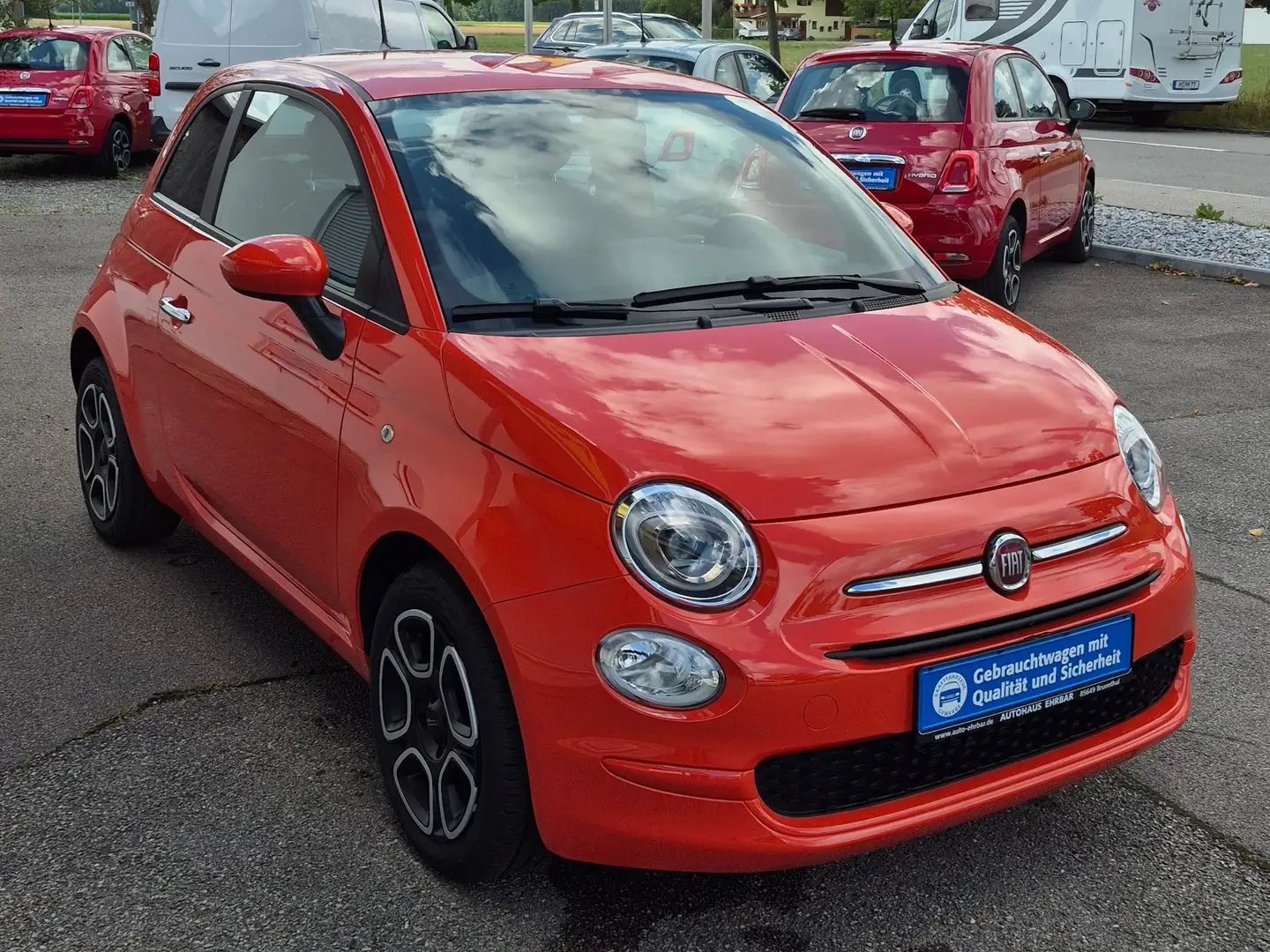Fiat 500 Hybrid Club, Klima, CarPlay, DAB, Tempomat Oranje - 1