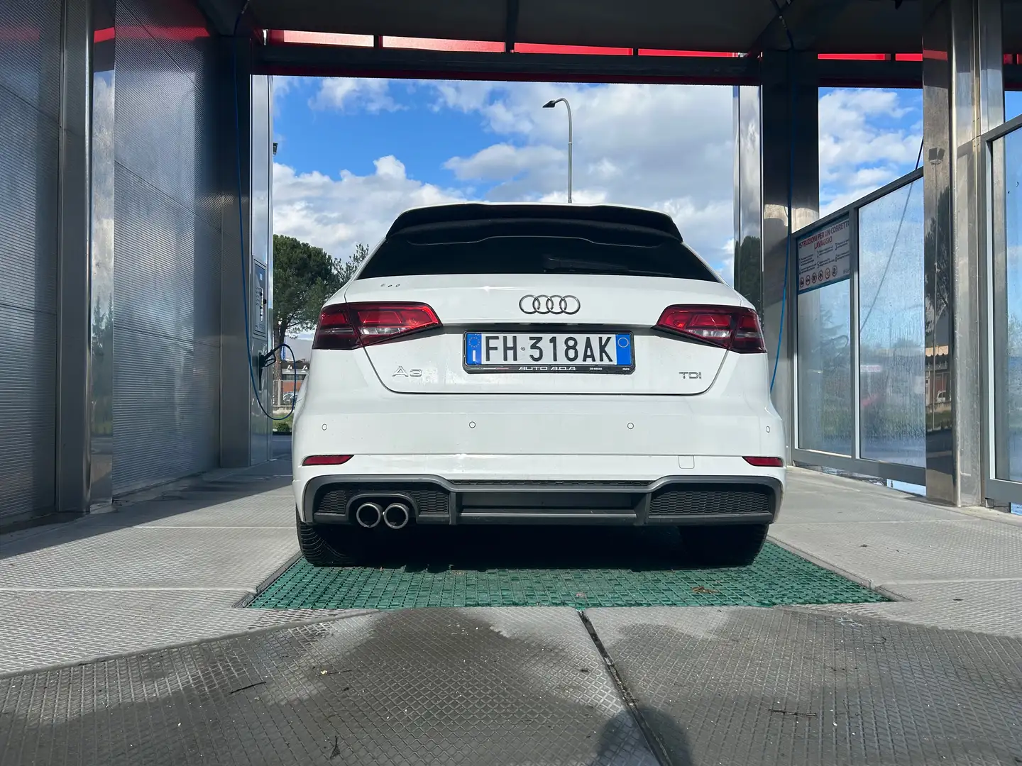Audi A3 A3 III 2017 Sportback 2.0 tdi s line s-tronic Bianco - 1
