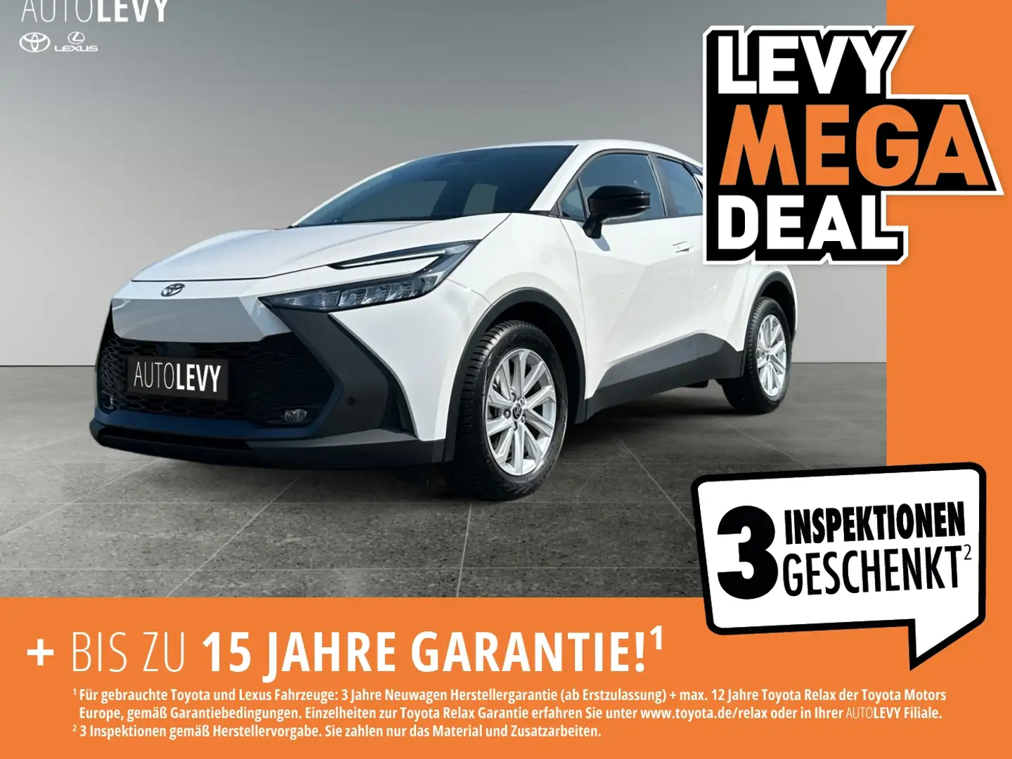 Toyota C-HR 1.8 Hybrid B.-Edition *NAVI*LM*PDC*RFK*SHZ* Blanc - 1