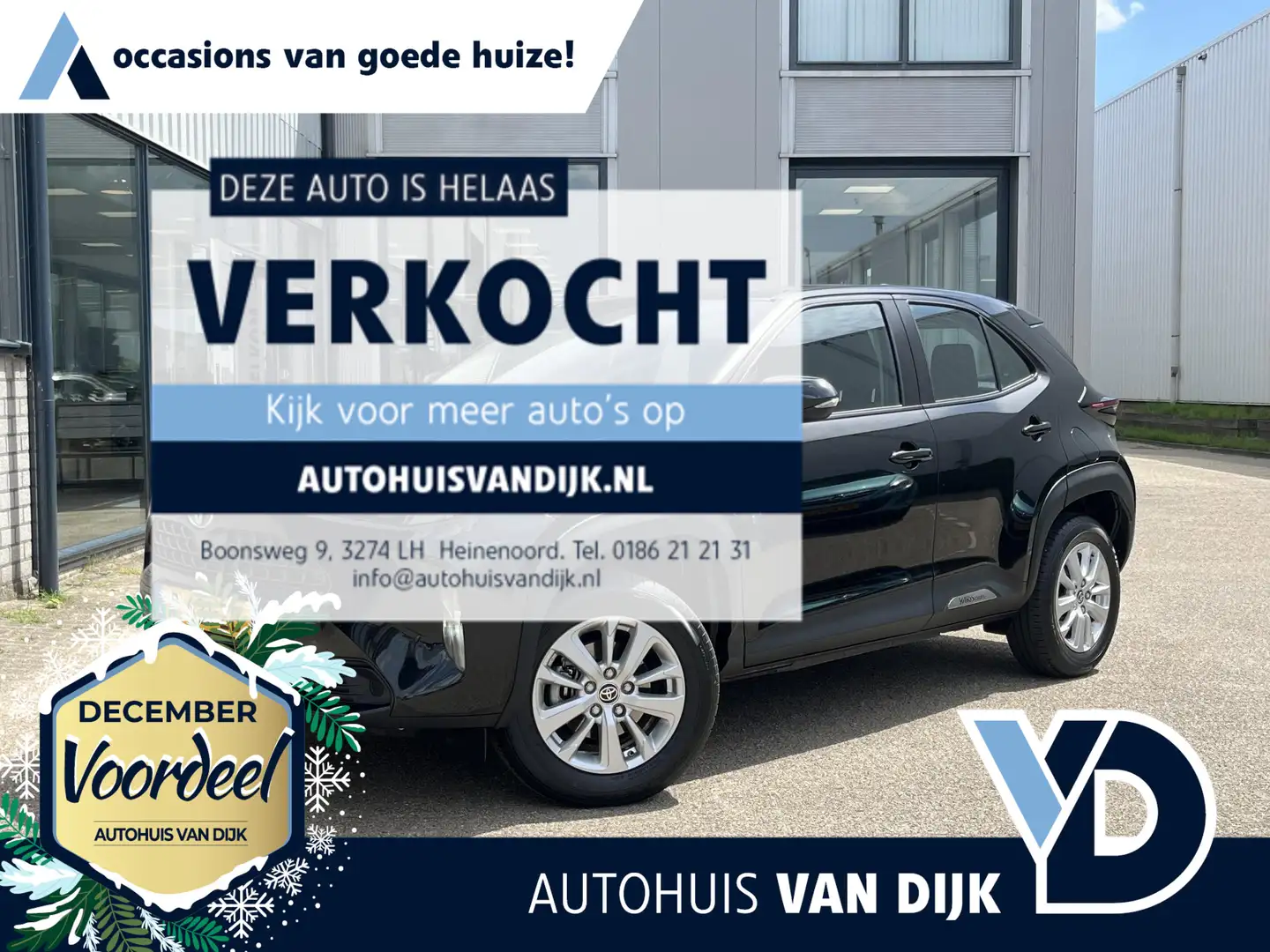 Toyota Yaris Cross 1.5 Hybrid Active | NL Auto/1e Eig./Navi/Adapt. Cr Negro - 1