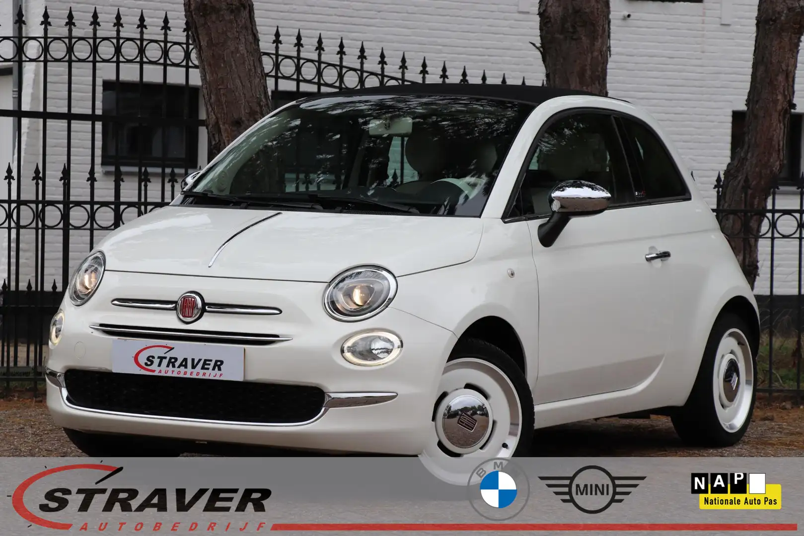 Fiat 500C 0.9 TwinAir Turbo Anniversario |Cabrio Wit - 1