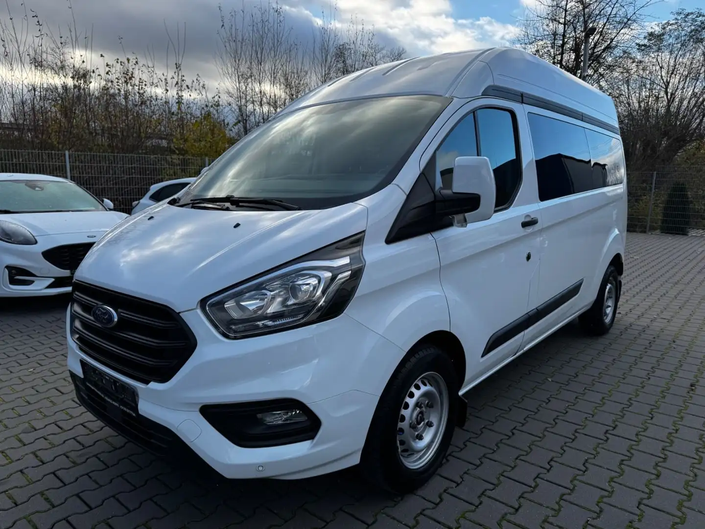 Ford Transit TRANSIT CUSTOM 320 L2 HOCHDACH KLIMA 9 SITZE PDC Blanco - 1