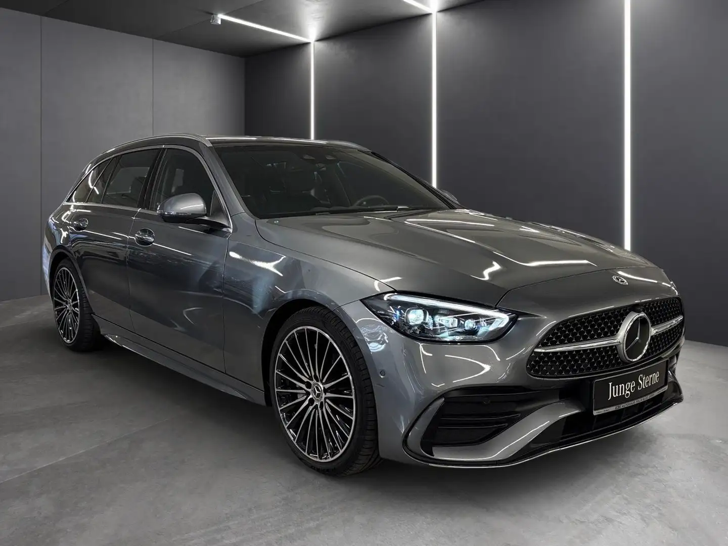 Mercedes-Benz C 300 T 4M AMG Prem+*Distronic*AHK*Totwink*19"* Gris - 2