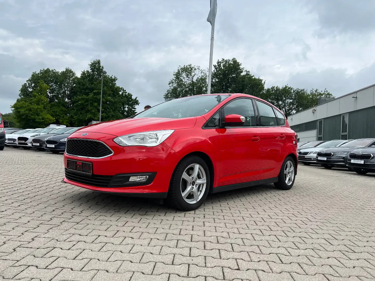 Ford C-Max 2.0 TDCi Trend *Navi Alu Klima NS PDC AHK Rojo - 1