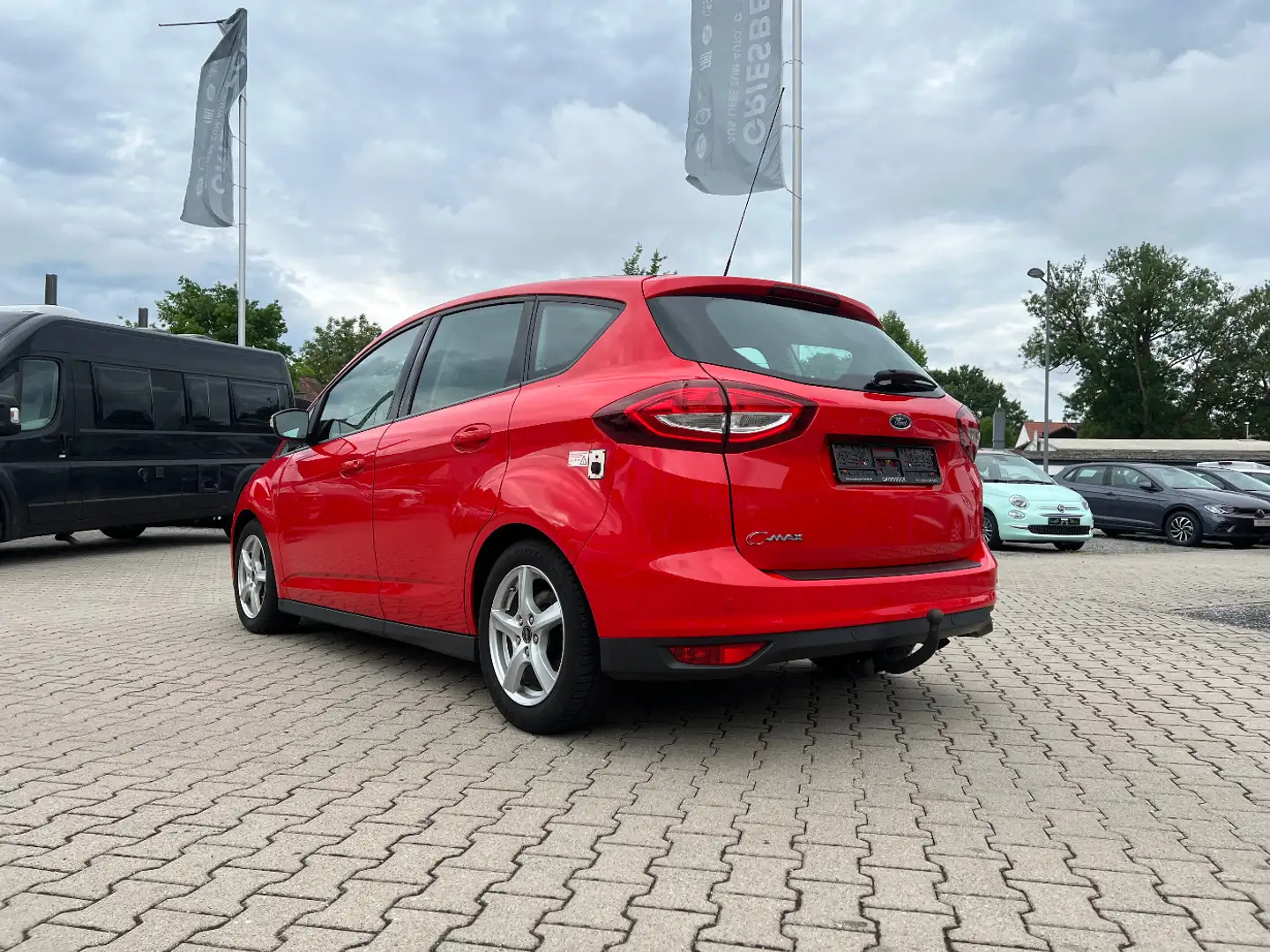 Ford C-Max 2.0 TDCi Trend *Navi Alu Klima NS PDC AHK Rojo - 2