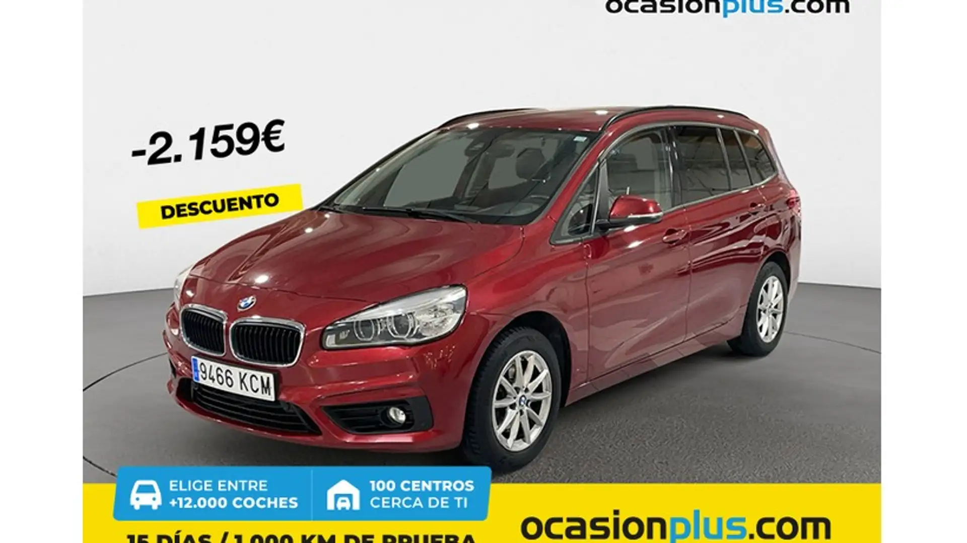 BMW 216 216d Gran Tourer Rojo - 1