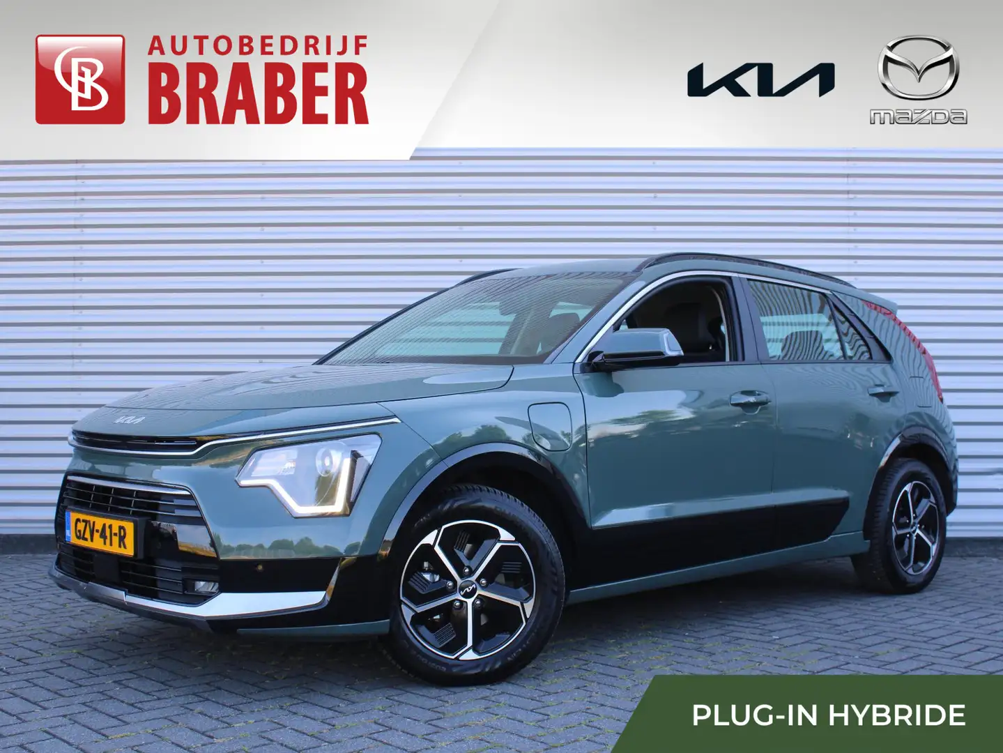 Kia Niro 1.6 GDi PHEV DynamicLine | Navi | Airco | PDC | 16 Groen - 1