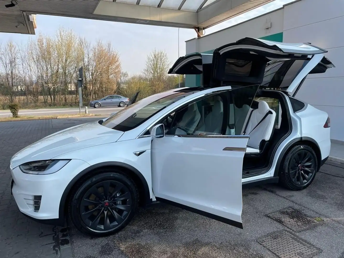 Tesla Model X Maximale Reichweite Blanc - 2