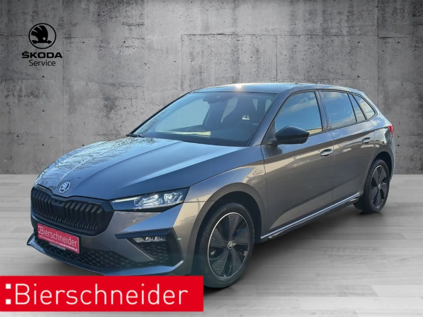 Skoda Scala 1.0 TSI DSG Monte Carlo Pano Matrix Navi Grijs - 1