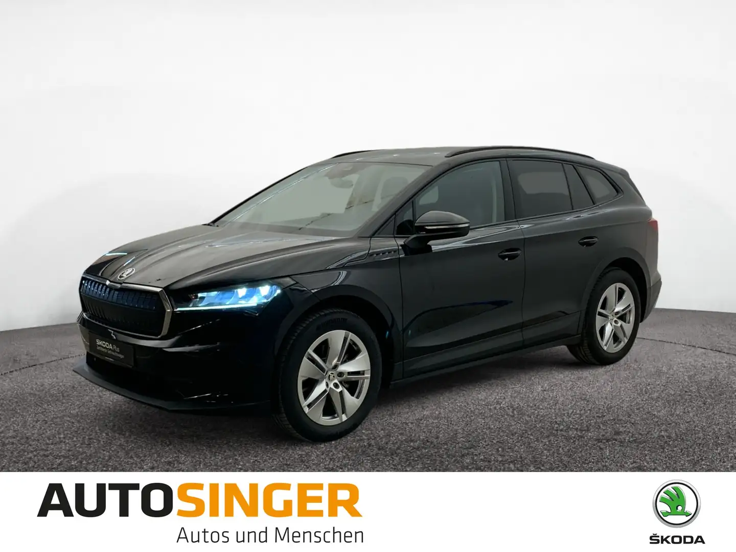 Skoda Enyaq iV 50 *LED*NAVI*ACC*R-CAM*VIRTUAL*SHZ*19"* Schwarz - 1