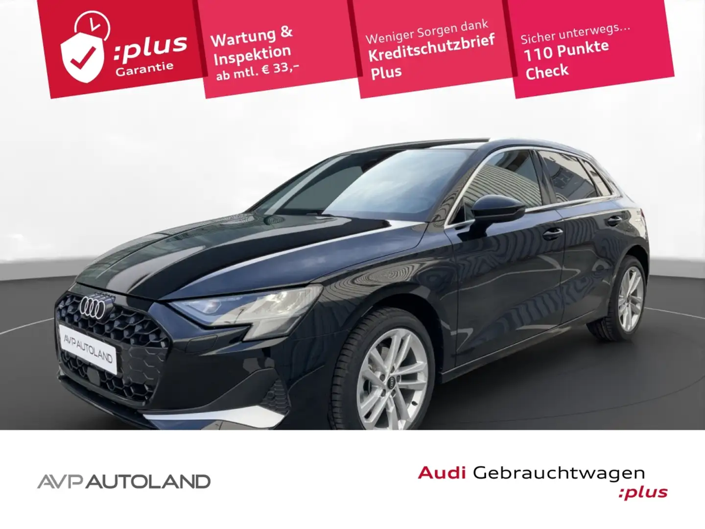 Audi A3 Sportback 30 TFSI S tronic advanced | NAVI | Schwarz - 1