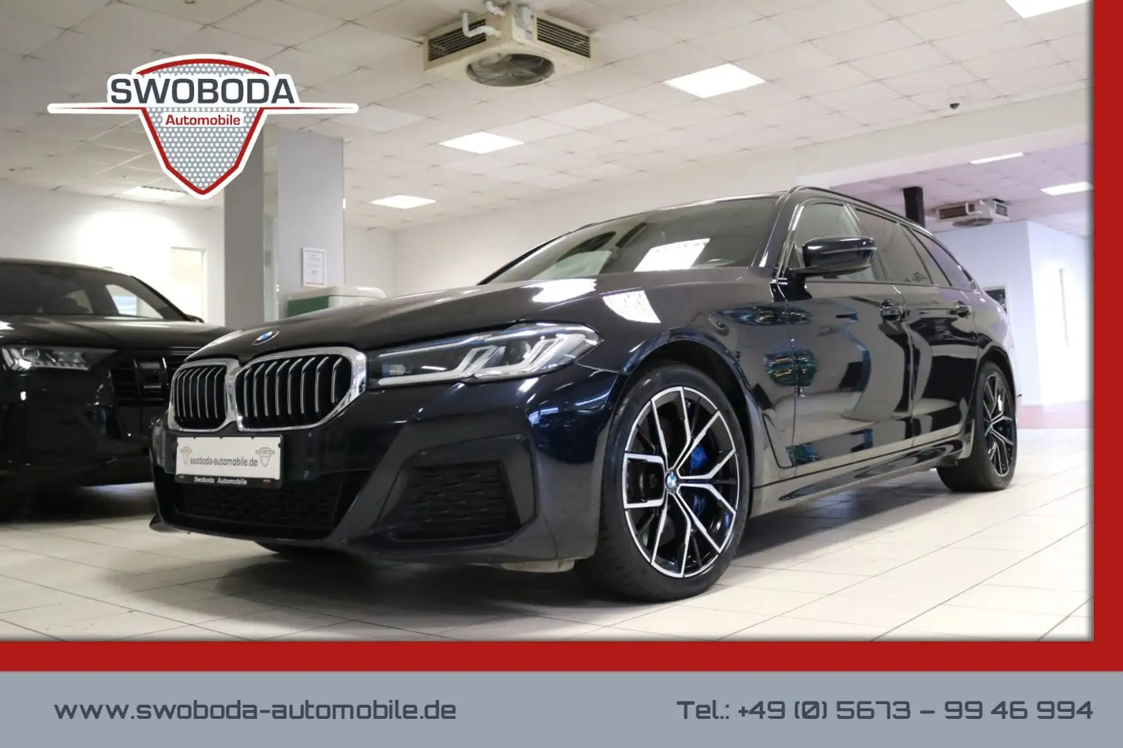 BMW 530 d xDrive M Sport AHK STHZ Laser Pano Sitzbelü Negro - 1