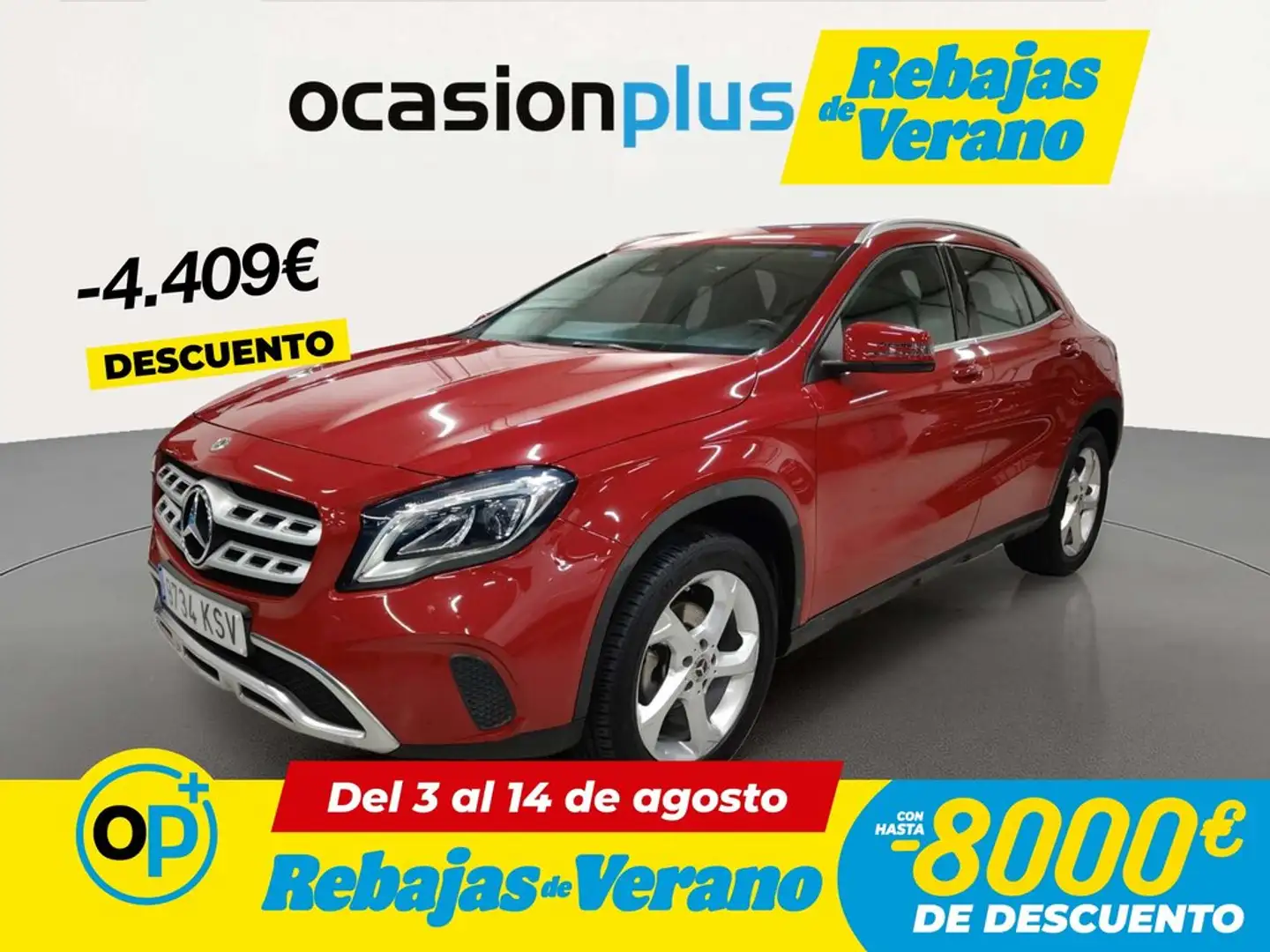 Mercedes-Benz GLA 180 7G-DCT Rojo - 1