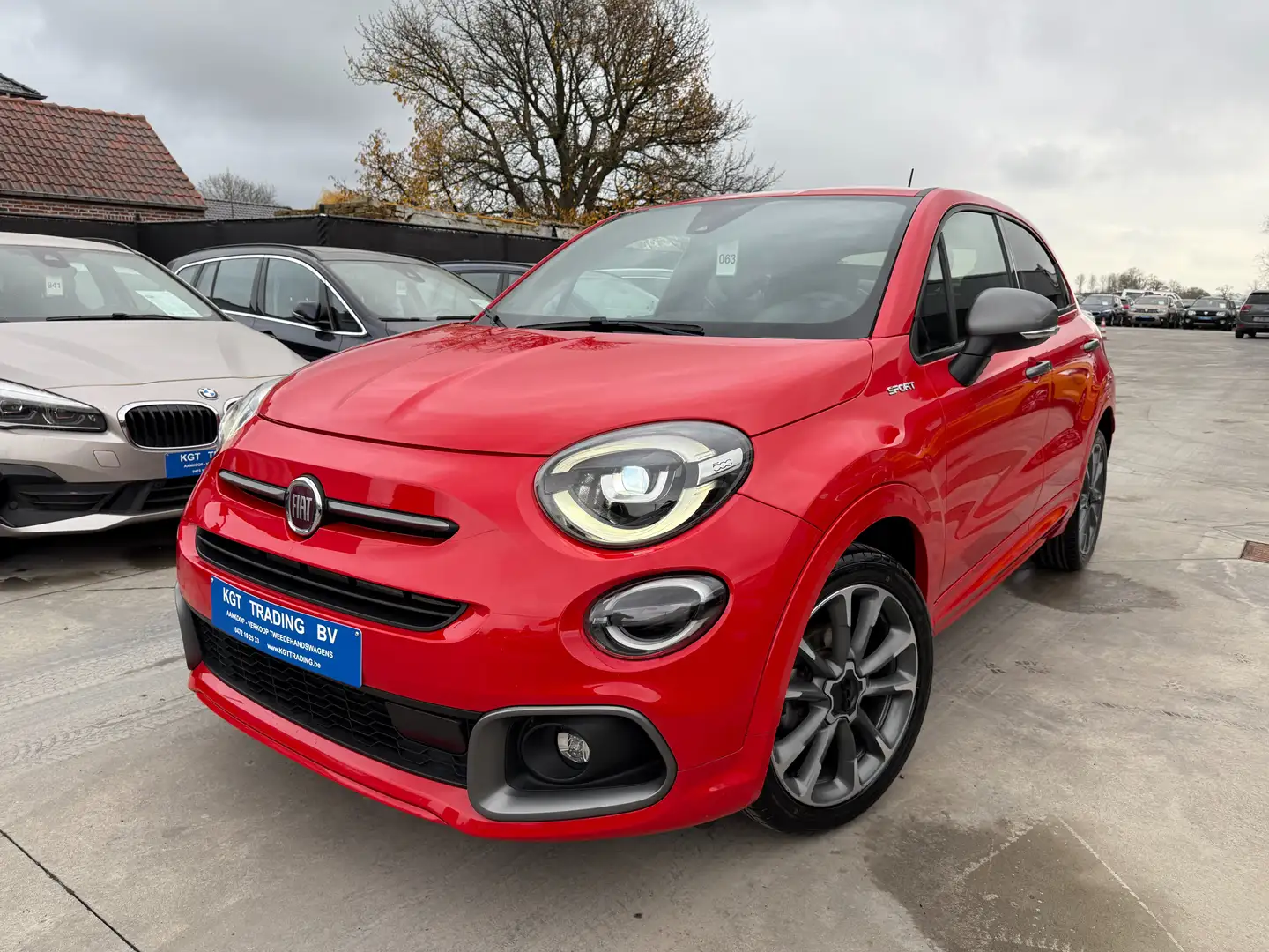 Fiat 500X 1.0i 120PK SPORT NAVIGATIE XENON LEDER CAMERA LED Rouge - 1