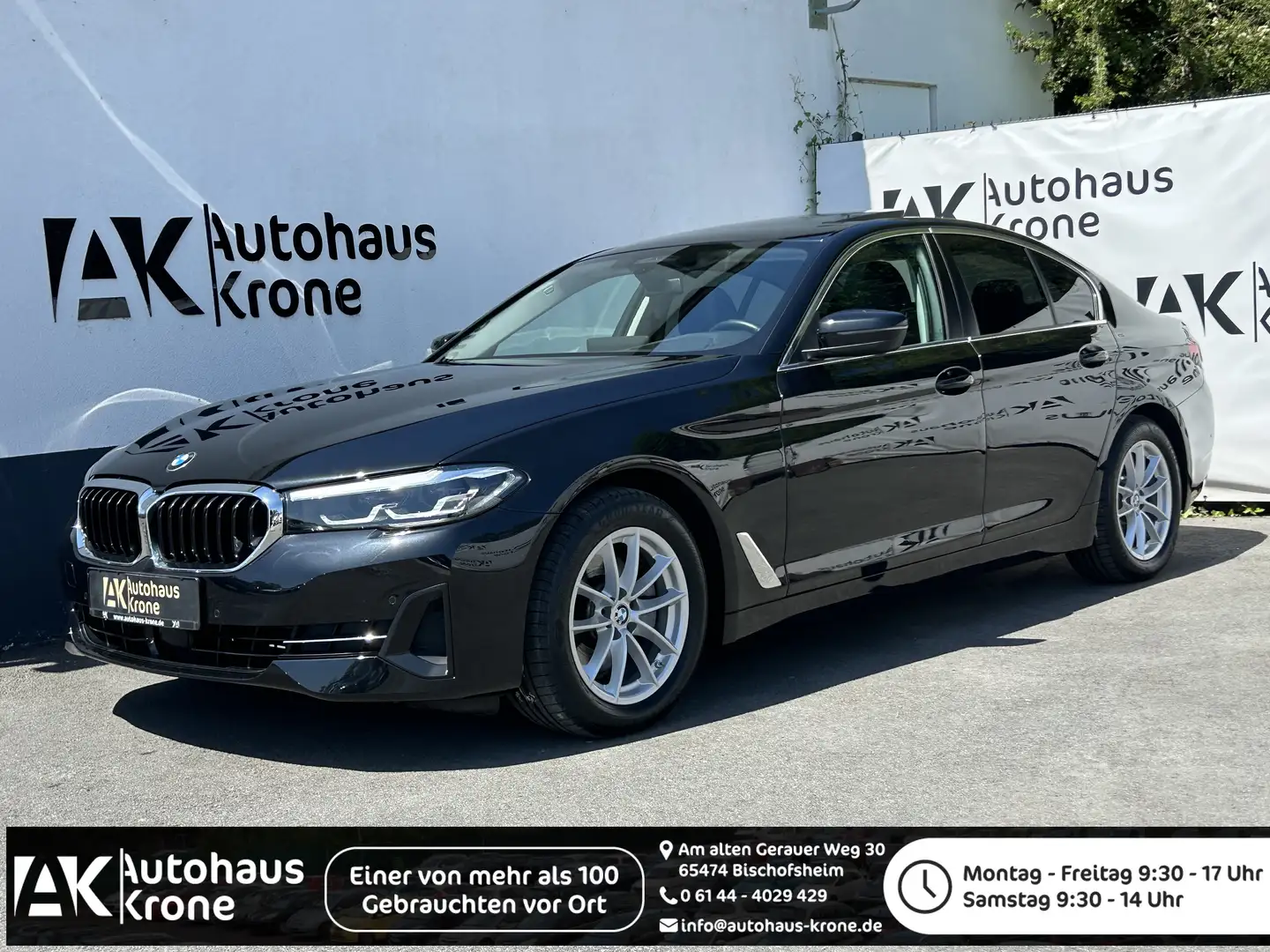 BMW 520 d Mild Hybrid LIMO*HUD*STHZ* LED*KAMERA*LIVE COCKP Zwart - 1