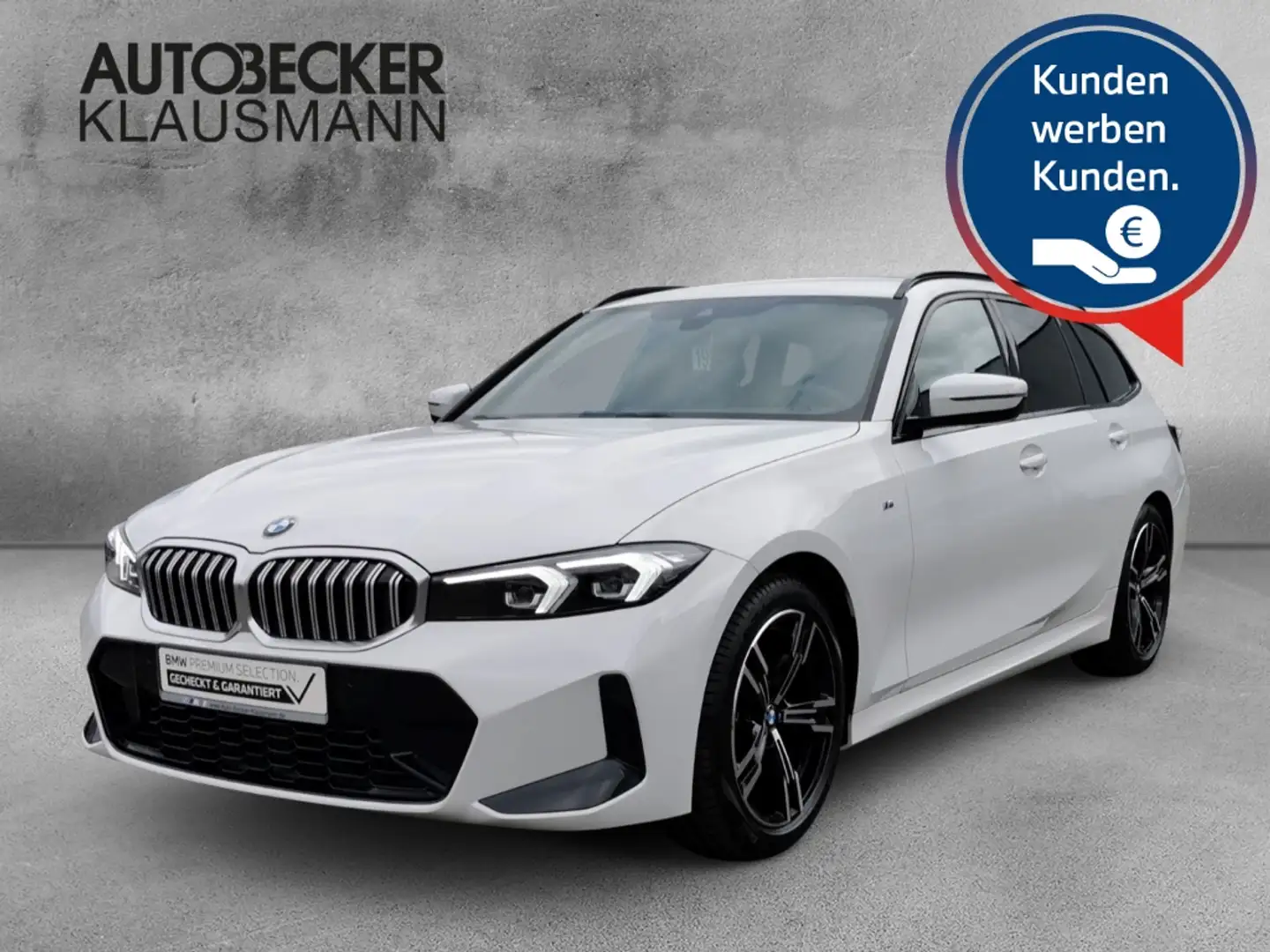 BMW 318 i TOURING AUTOMATIK M SPORT 18''AHK LC PLUS LED PD Weiß - 1