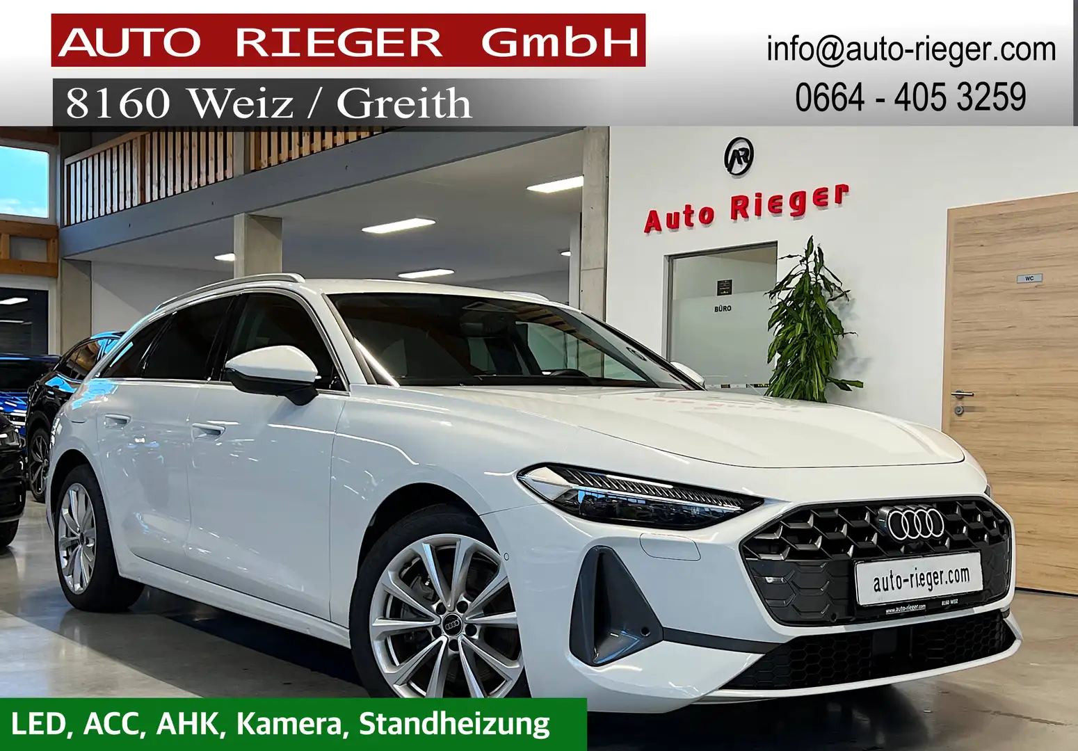 Audi A5 Avant TDI quattro 150 kW AHK, LED, Standheizung Weiß - 1