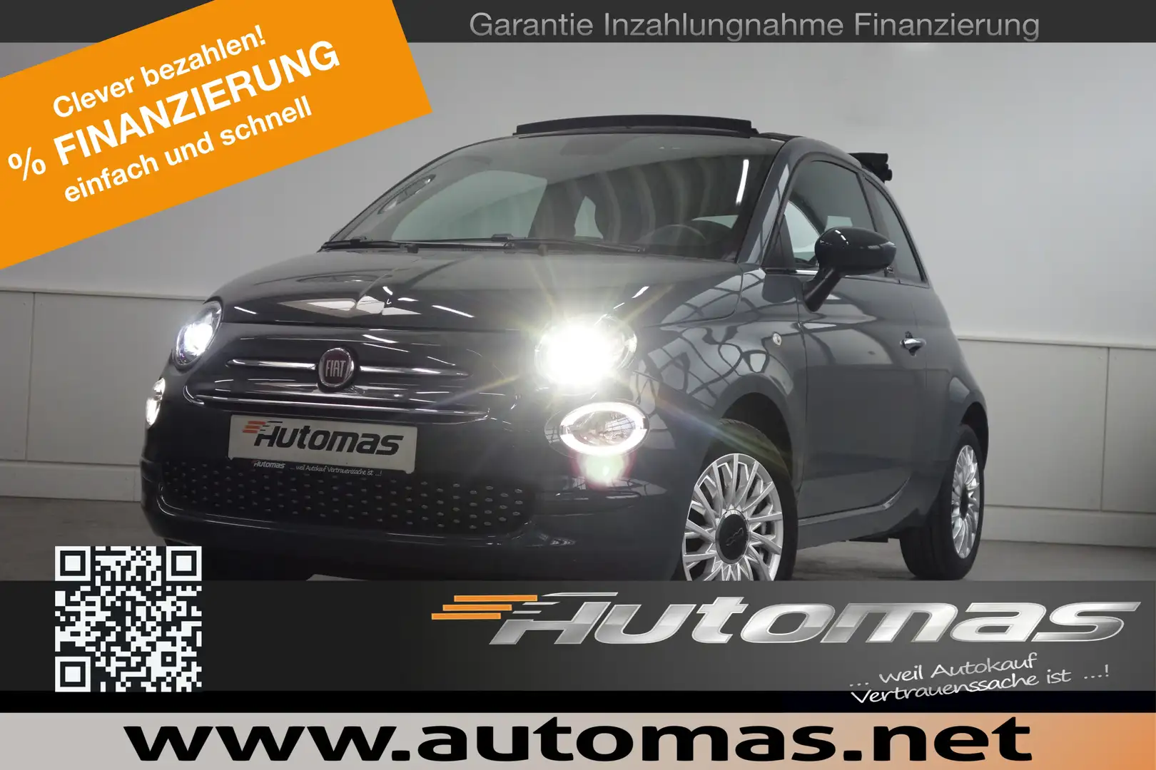 Fiat 500C Lounge Klima Navi PDC TM Alu Grau - 1