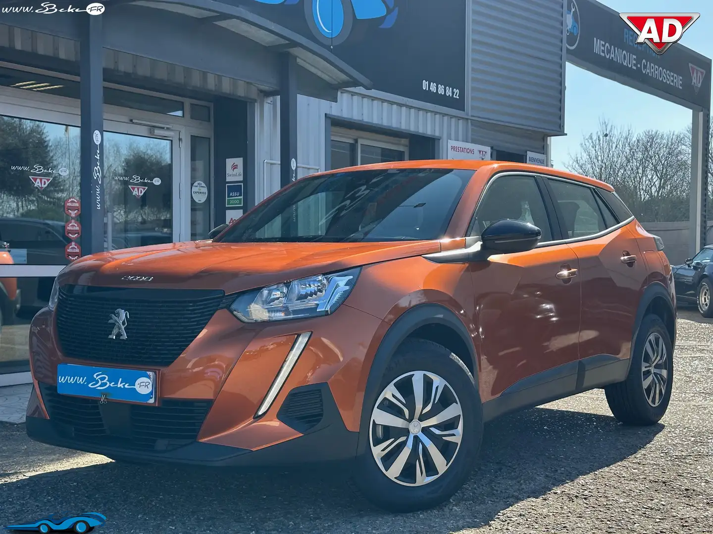 Peugeot 2008 PureTech 100 S\u0026amp;S BVM6 Active RADAR DE REC Orange - 1