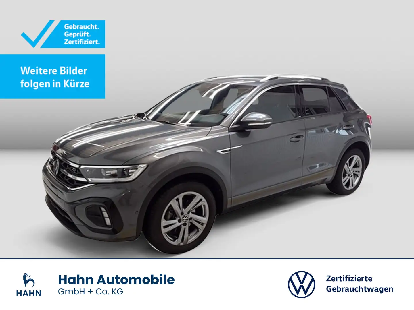Volkswagen T-Roc 1.5TSI DSG R-Line LED Navi Standh ACC CAM Grau - 1