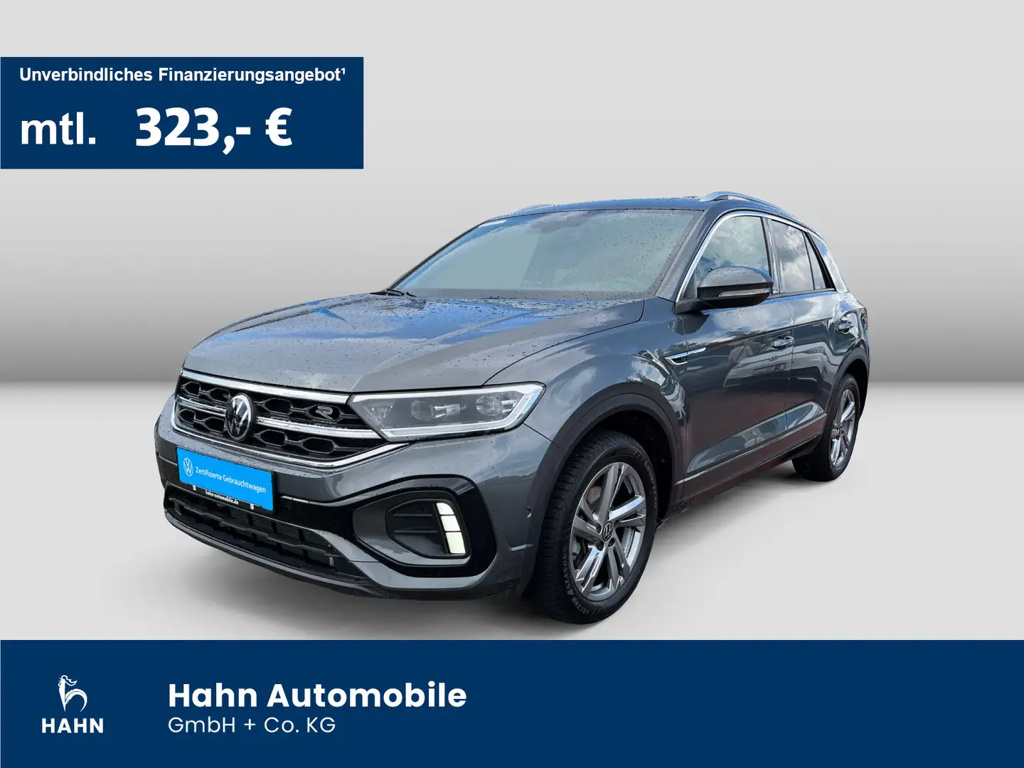 Volkswagen T-Roc 1.5TSI DSG R-Line LED Navi Standh ACC CAM Grau - 1