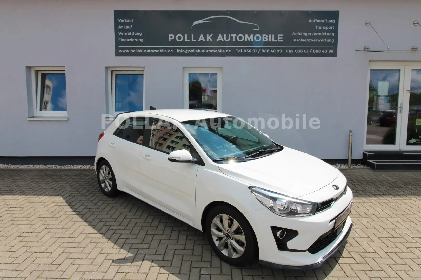 Kia Rio Vision*LED*CAM*SHZ*NAVI*APP*LRHZ*GRA*TOUCH* Blanc - 1