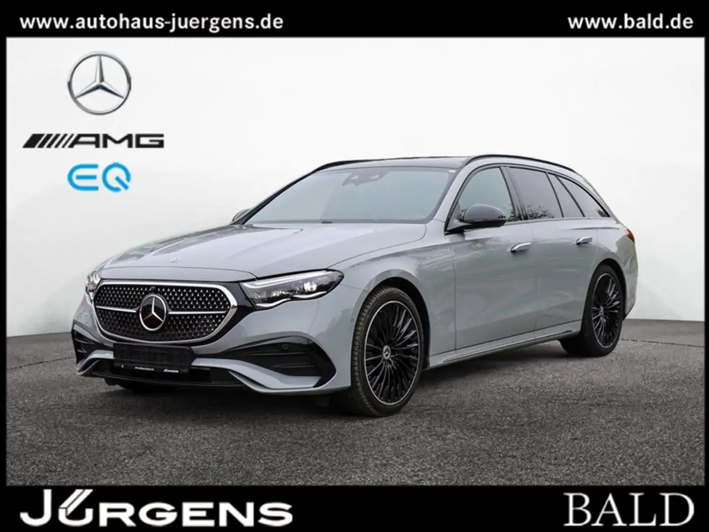 Mercedes-Benz E 450 d 4M T AMG-Sport/Pano/Burm/AHK/Sitzklima Gris - 1