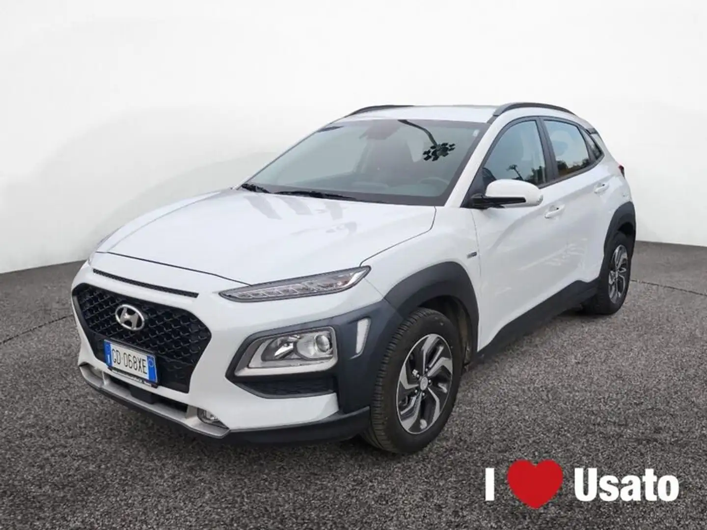 Hyundai KONA I 2017 1.6 hev Xtech 2wd dct Weiß - 1