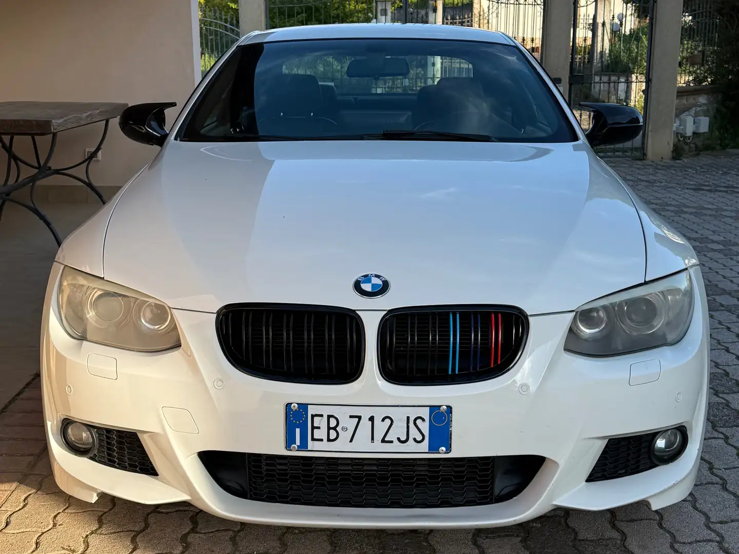 BMW 320 Serie 3 E92 Coupe 320d Coupe Msport 184cv Bianco - 1