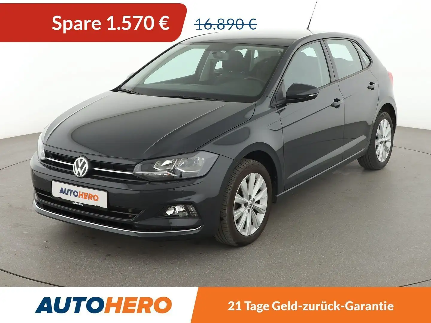 Volkswagen Polo 1.6 TDI Highline*PDC*SHZ*LIMITER*KLIMA* Grau - 1