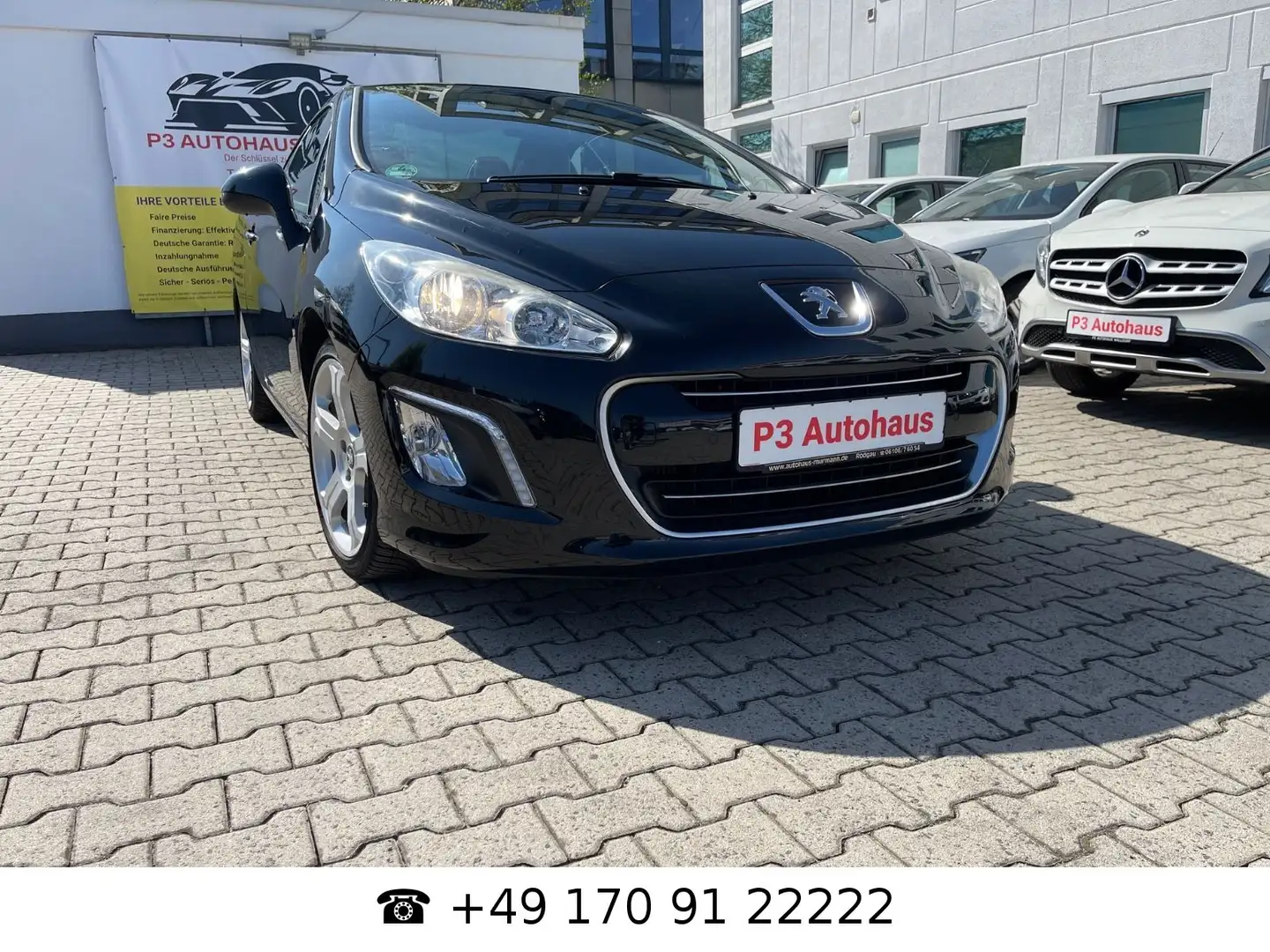 Peugeot 308 CC Cabrio-Coupe Allure*Garantie*Scheckheft Noir - 2