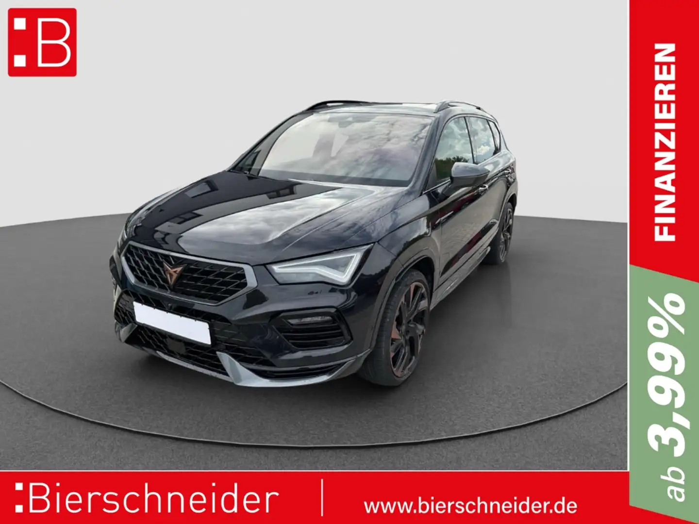 CUPRA Ateca 2.0 TSI DSG 4Drive VZ Tribe Edition AHK PANO 360 Schwarz - 1