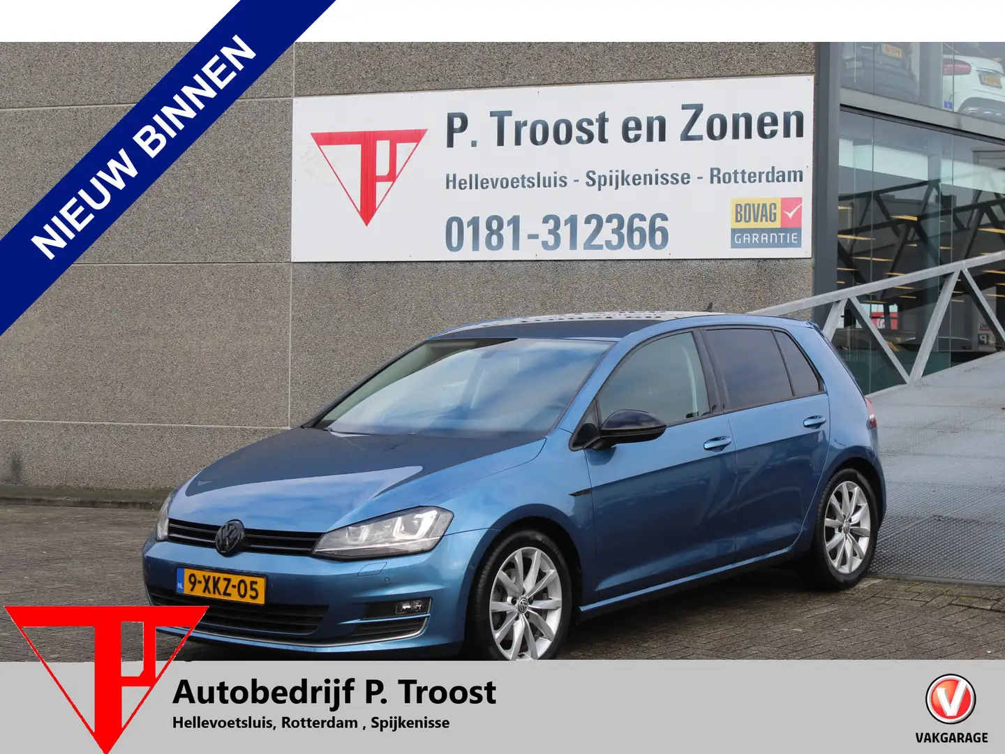Volkswagen Golf 1.6 TDI Highline BlueMotion Parkeersensoren/Apple Blau - 1