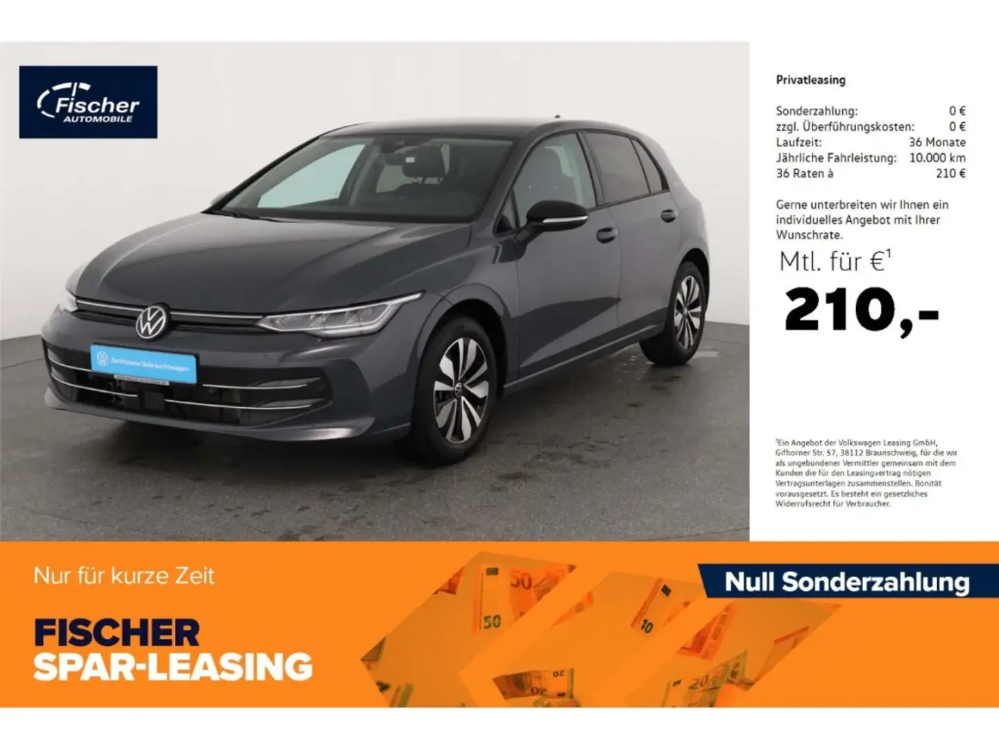 Volkswagen Golf 1.5 TSI Goal 6-Gg. AHK/NAV/LED/SH/DAB+ Grijs - 1