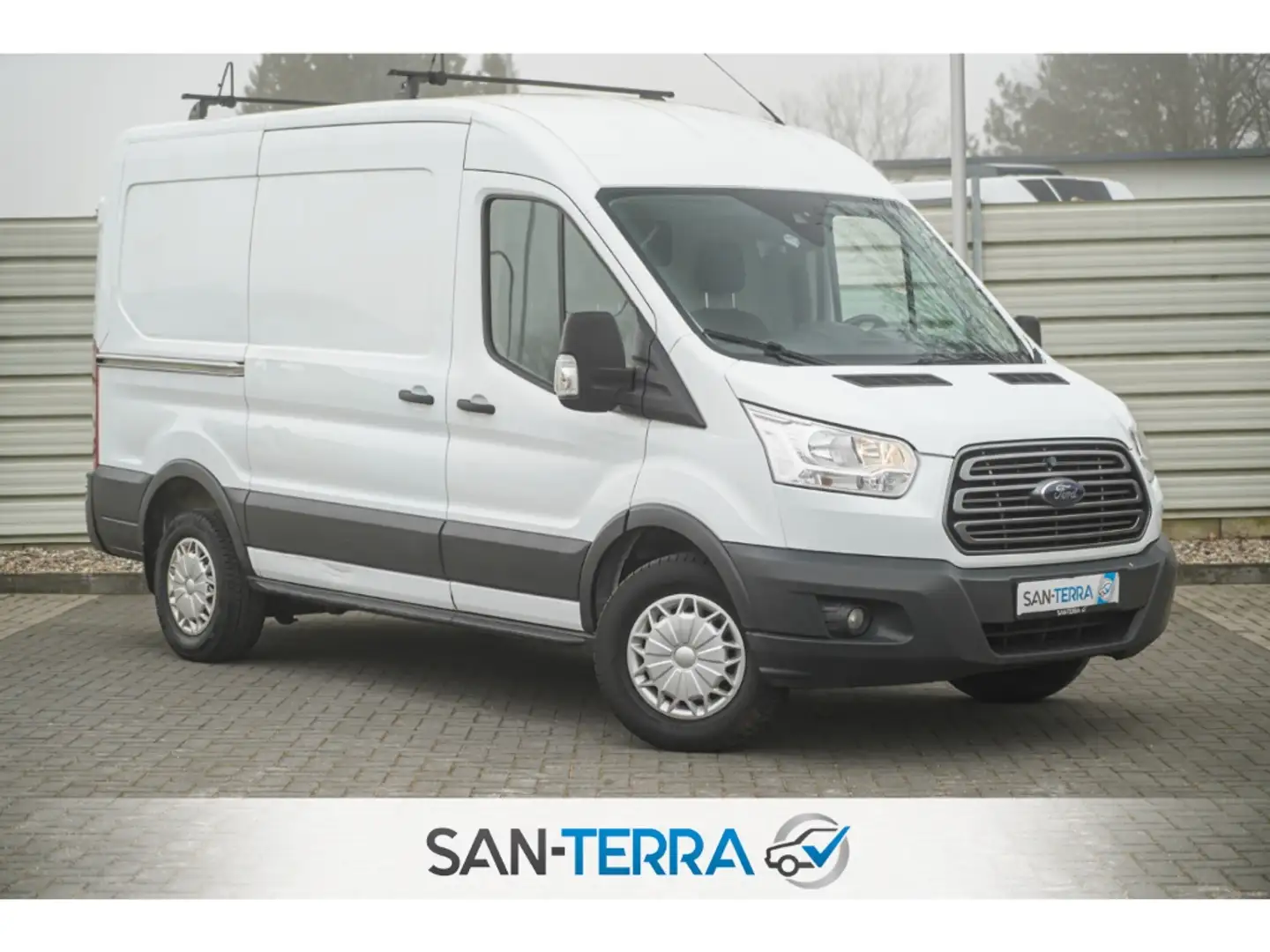 Ford Transit KASTEN 350 L2 TREND 2.2 TDCi DPF AHK*CD-RADIO*eFH* Wit - 1