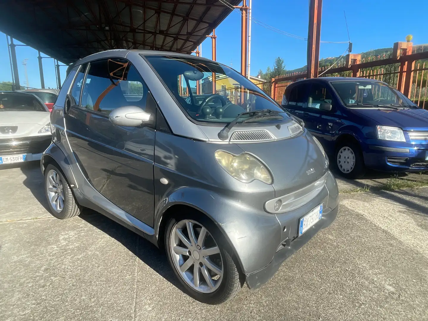 smart forTwo Fortwo Cabrio 0.6 Smart Grigio - 2