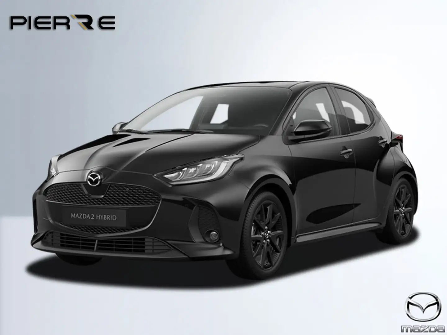 Mazda 2 Hybrid 1.5 Homura * € 3000,- EXTRA INRUIL DEAL* Zwart - 1