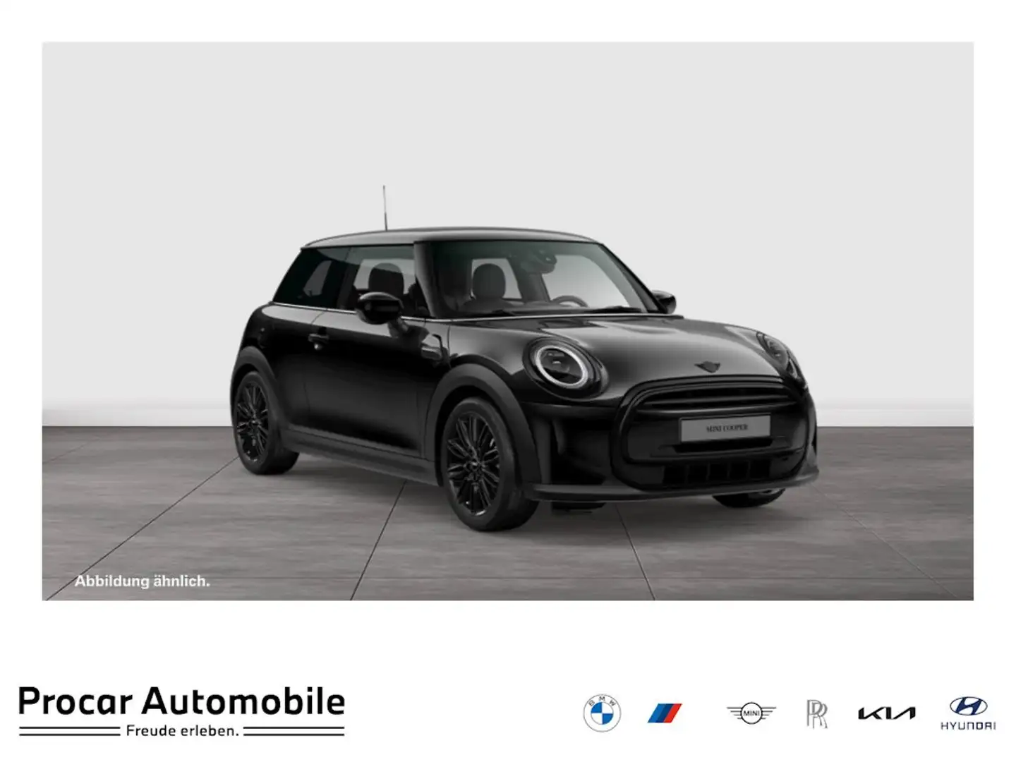 MINI Cooper NAVI LED PDC V+H DAB Tempomat Klimaaut. Schwarz - 1
